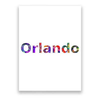 Orlando Floral Power Poster