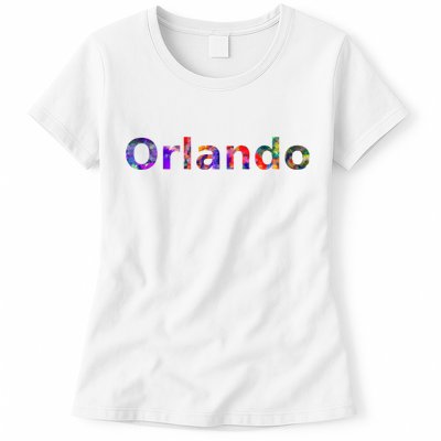 Orlando Floral Power Womens T-Shirt