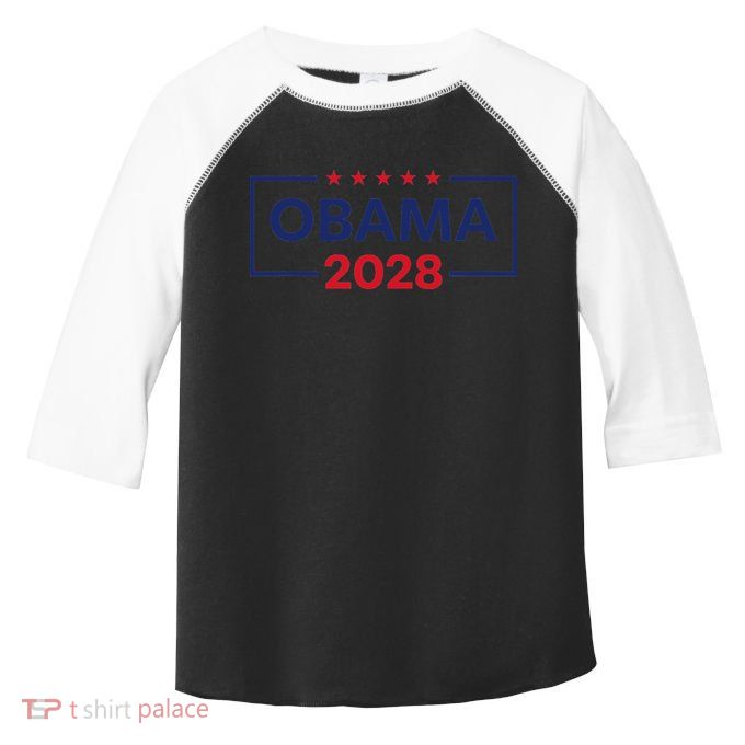 Obama For President 2028 Obama 2028 Toddler Fine Jersey T-Shirt