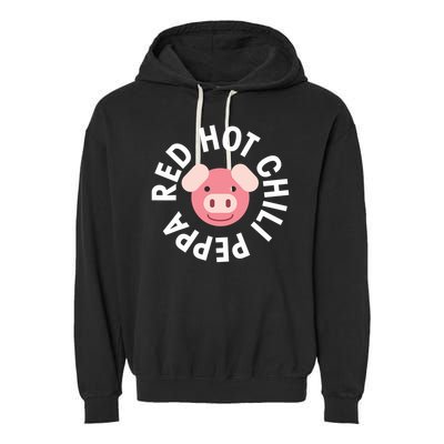 Oink Funny Pink Pig For Kids Cute Gift Garment-Dyed Fleece Hoodie