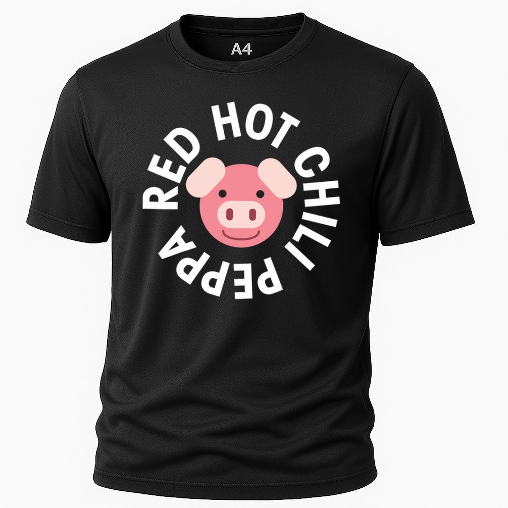 Oink Funny Pink Pig For Kids Cute Gift Cooling Performance Crew T-Shirt