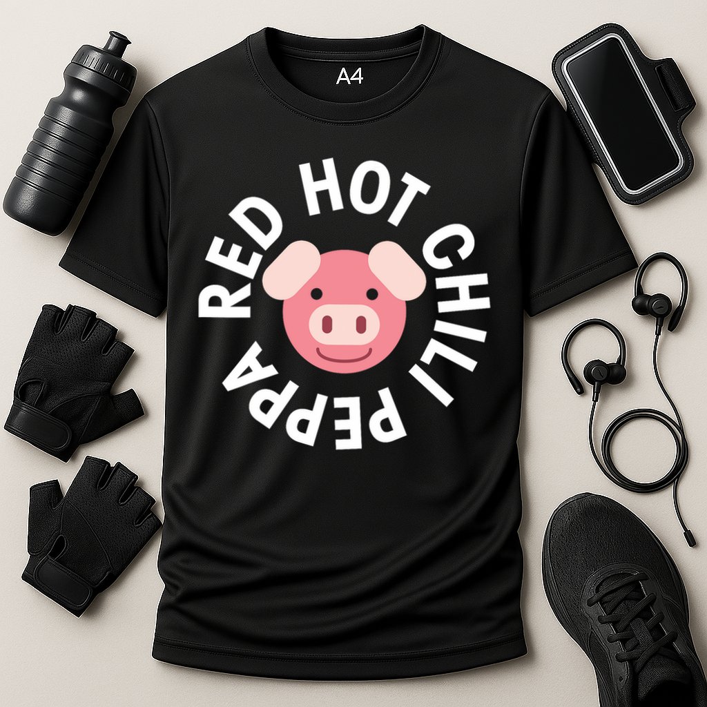 Oink Funny Pink Pig For Kids Cute Gift Cooling Performance Crew T-Shirt