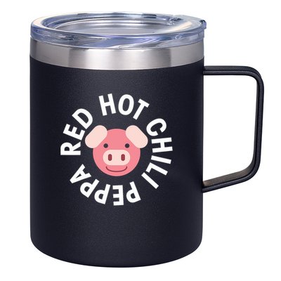 Oink Funny Pink Pig For Kids Cute Gift 12oz Stainless Steel Coffee Mug
