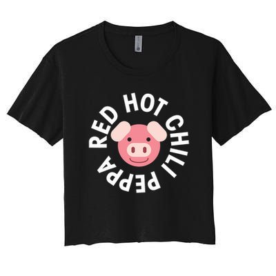 Oink Funny Pink Pig For Kids Cute Gift Crop Top