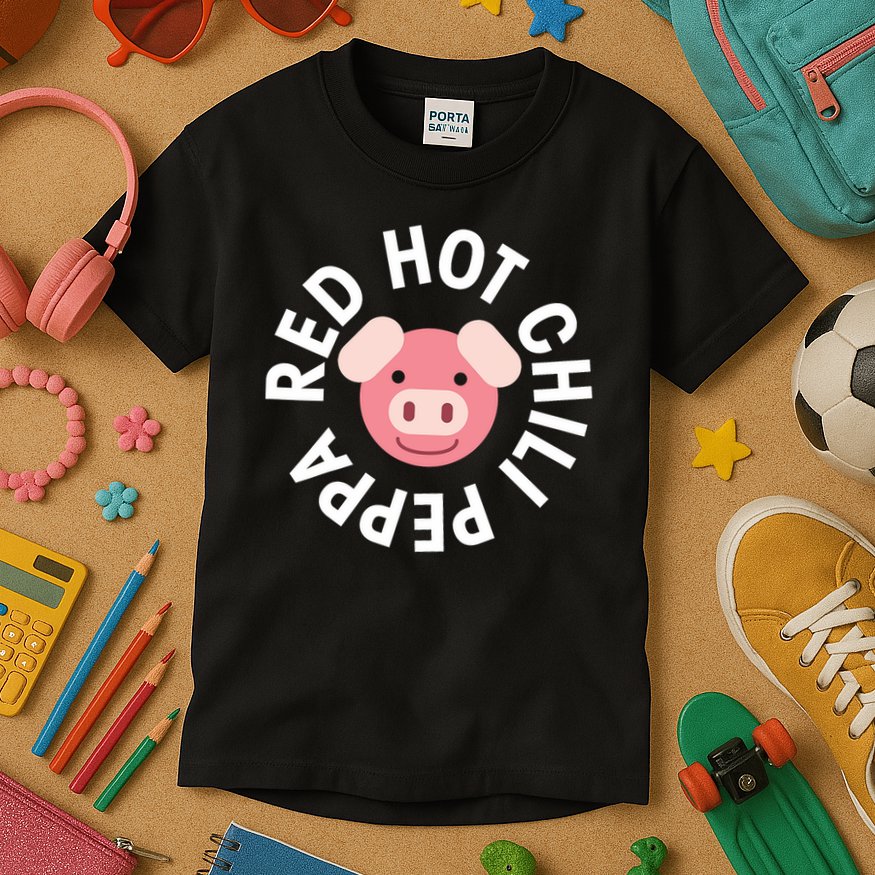Oink Funny Pink Pig For Kids Cute Gift Kids T-Shirt
