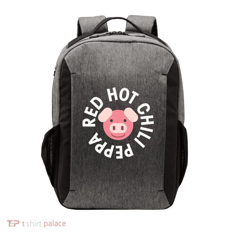 Oink Funny Pink Pig For Kids Cute Gift Vector Backpack