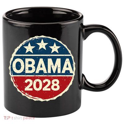 Obama For President 2028 Obama 2028 11oz C Handle Ceramic Mug