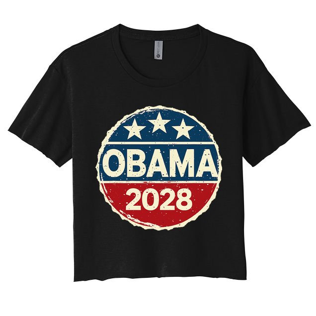 Obama For President 2028 Obama 2028 Crop Top