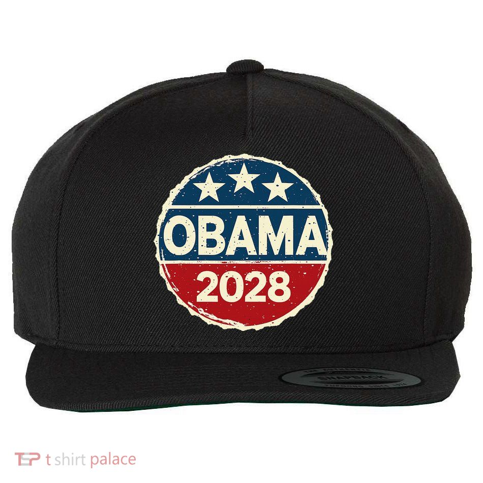 Obama For President 2028 Obama 2028 Wool Snapback Cap