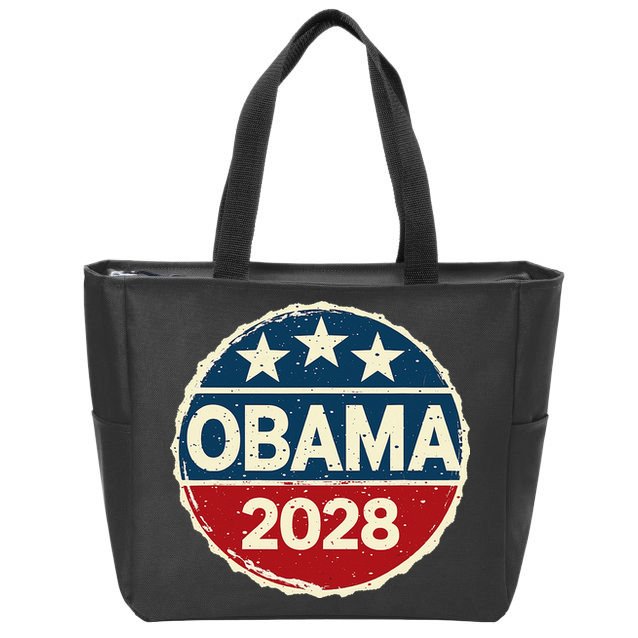 Obama For President 2028 Obama 2028 Zip Tote Bag