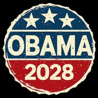 Obama For President 2028 Obama 2028 Zip Tote Bag