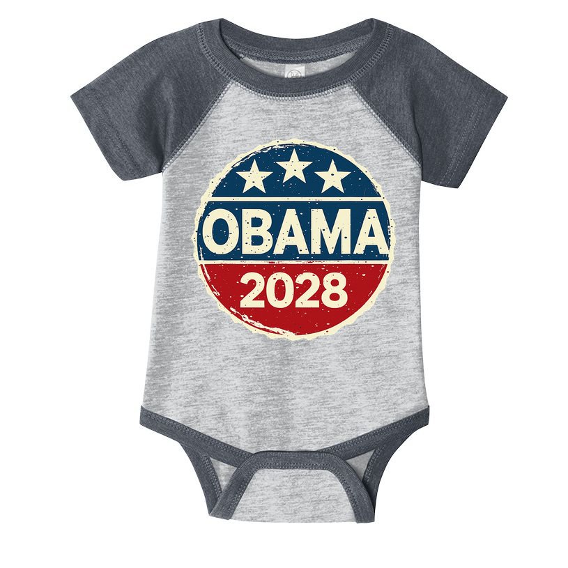 Obama For President 2028 Obama 2028 Infant Baby Jersey Bodysuit