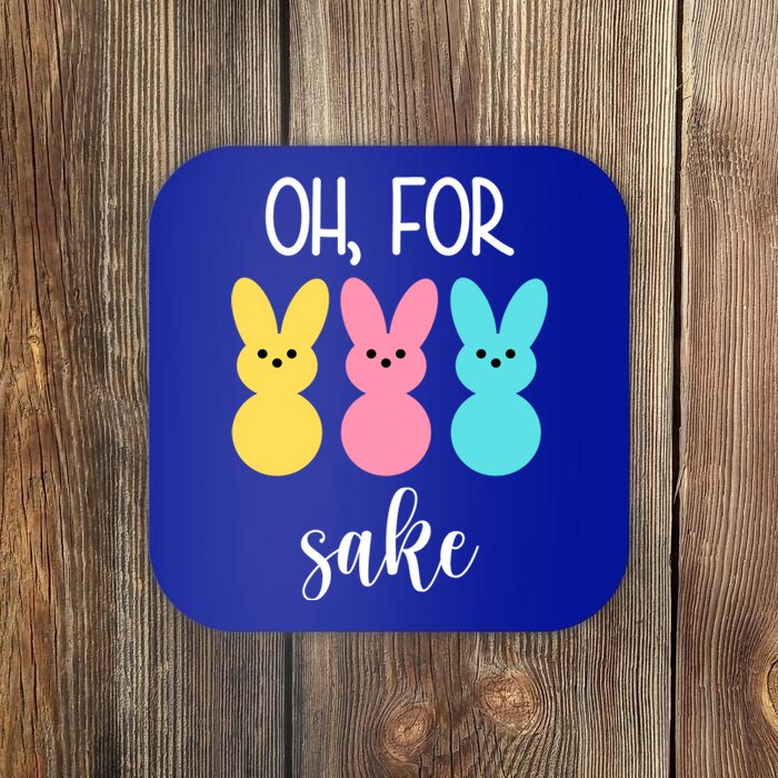 Oh For Peeps Sake Easter Funny Cute Coaster