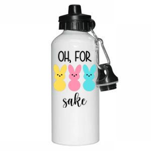 Oh For Peeps Sake Easter Funny Cute Aluminum Water Bottle