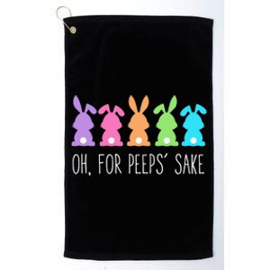 Oh For Peeps Sake , Easter, Easter Gift Day Platinum Collection Golf Towel