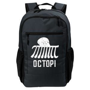 Octopi Funny Pi Octopus Math Geek Funny Gift Pi Day Gift Daily Commute Backpack