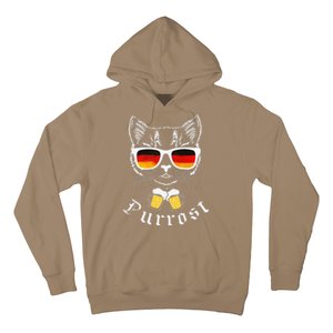 Oktoberfest Funny Prost Pun Purrost Cat Hoodie