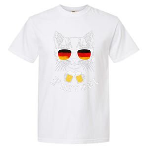 Oktoberfest Funny Prost Pun Purrost Cat Garment-Dyed Heavyweight T-Shirt