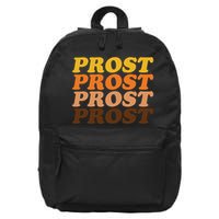 Oktoberfest Funny Prost 16 in Basic Backpack