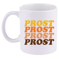 Oktoberfest Funny Prost 11oz C Handle Ceramic Mug