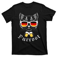 Oktoberfest Funny Prost Pun Purrost Cat T-Shirt