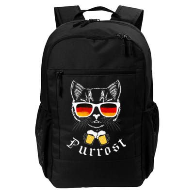 Oktoberfest Funny Prost Pun Purrost Cat Daily Commute Backpack