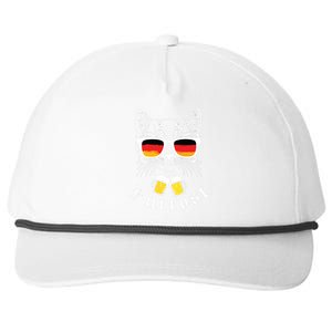 Oktoberfest Funny Prost Pun Purrost Cat Snapback Five-Panel Rope Hat