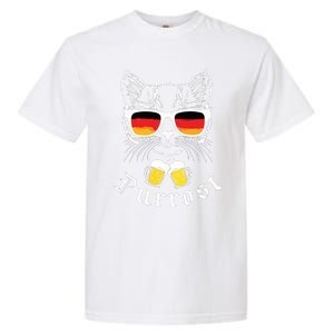 Oktoberfest Funny Prost Pun Purrost Cat Garment-Dyed Heavyweight T-Shirt