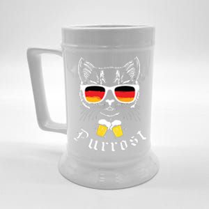 Oktoberfest Funny Prost Pun Purrost Cat Beer Stein