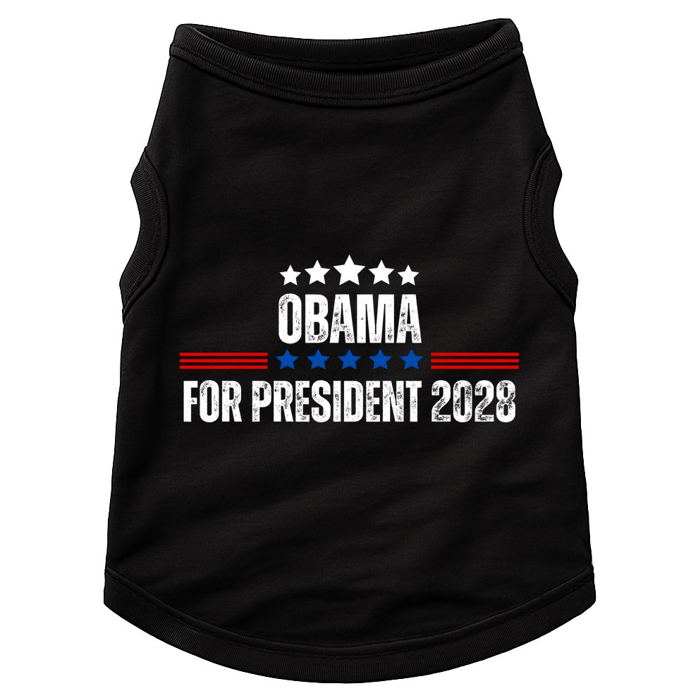Obama For President 2028 Doggie Tank