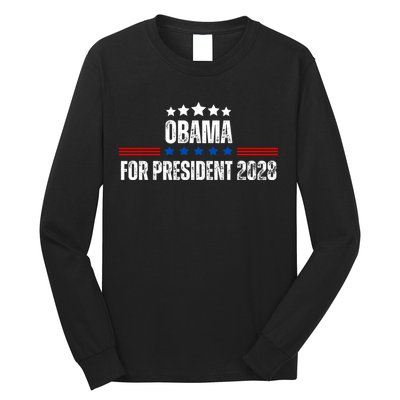 Obama For President 2028 Long Sleeve Shirt