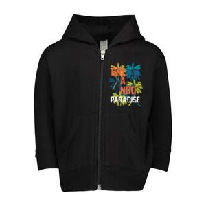 Orlando Florida Paradise Toddler Zip Fleece Hoodie