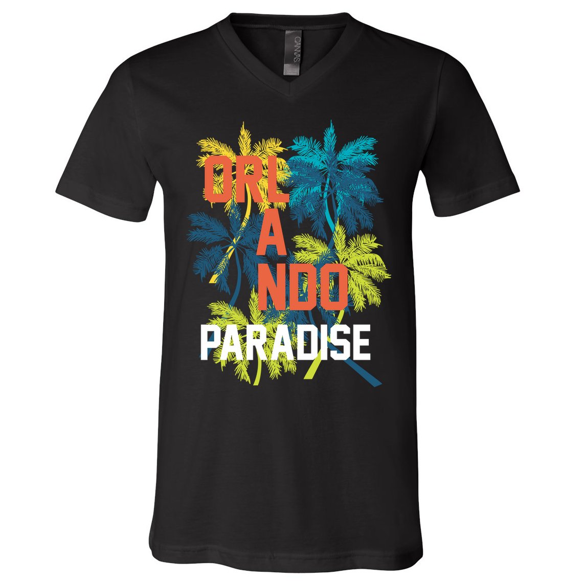 Orlando Florida Paradise V-Neck T-Shirt