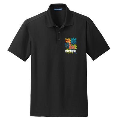 Orlando Florida Paradise Dry Zone Grid Polo