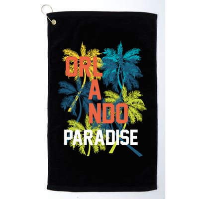 Orlando Florida Paradise Golf Towel