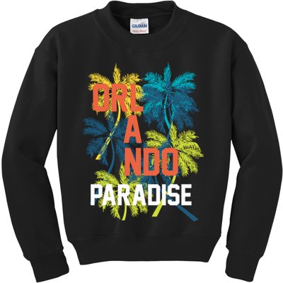Orlando Florida Paradise Kids Sweatshirt