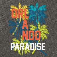 Orlando Florida Paradise Cotton Canvas Backpack