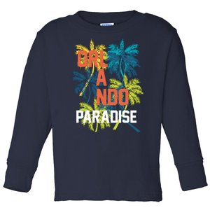 Orlando Florida Paradise Toddler Long Sleeve Shirt