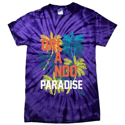 Orlando Florida Paradise Tie-Dye T-Shirt