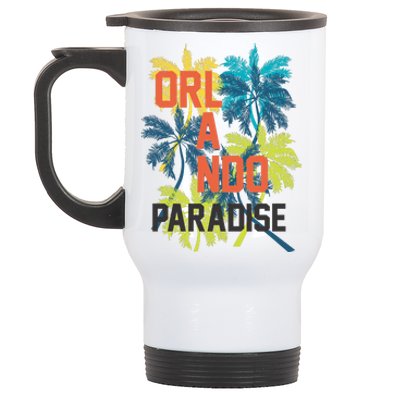 Orlando Florida Paradise Stainless Steel Travel Mug