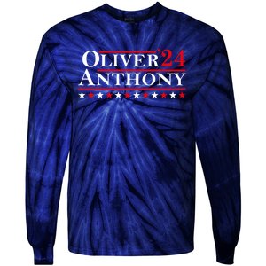 Oliver For President 2024 Tie-Dye Long Sleeve Shirt