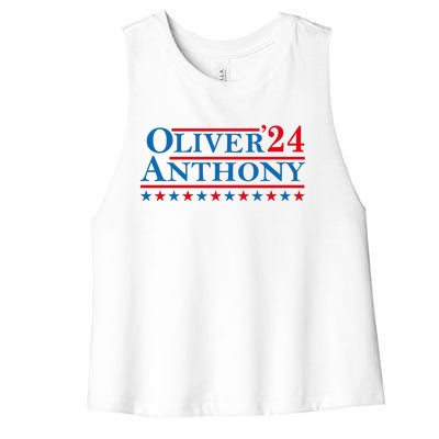 Oliver For President 2024 Women's Racerback Cropped Tank