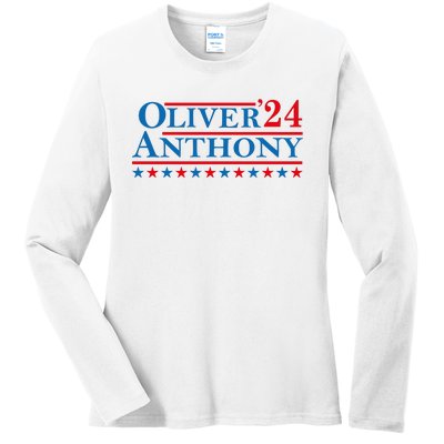 Oliver For President 2024 Ladies Long Sleeve Shirt