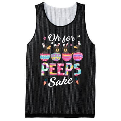 Oh For Peepss Sake Dachshund Easter Daschund Bunny Doxi Dog Mesh Reversible Basketball Jersey Tank