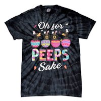 Oh For Peepss Sake Dachshund Easter Daschund Bunny Doxi Dog Tie-Dye T-Shirt