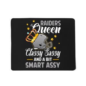 Oakland Football Queen Classy Sassy And A Bit Smart Assy Mousepad