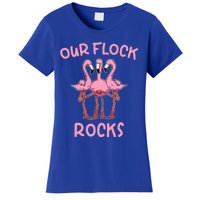 Our Flock Rocks Flamingo Matching Family Vacation Women's T-Shirt