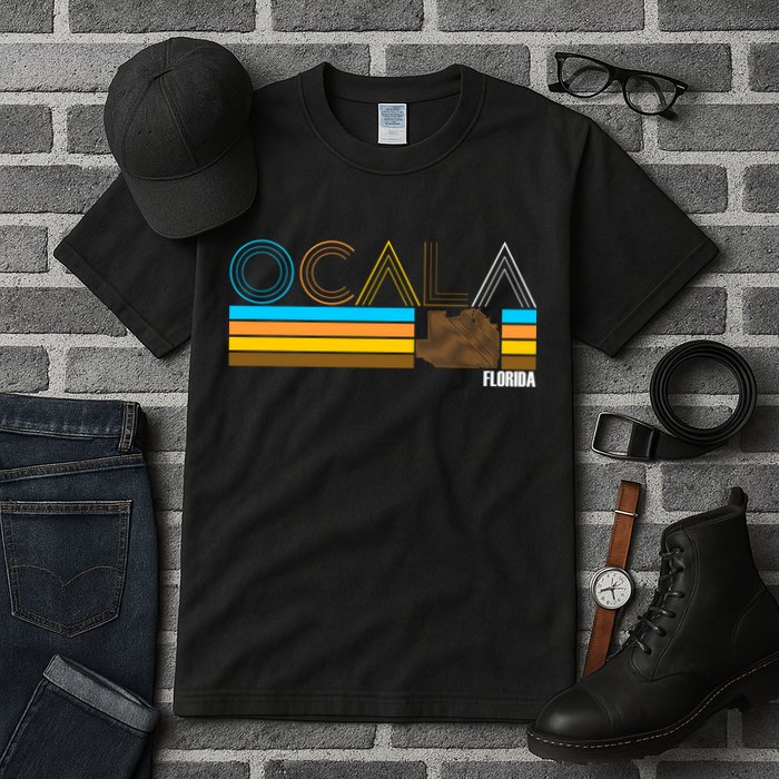 Ocala Florida Retro Tall T-Shirt
