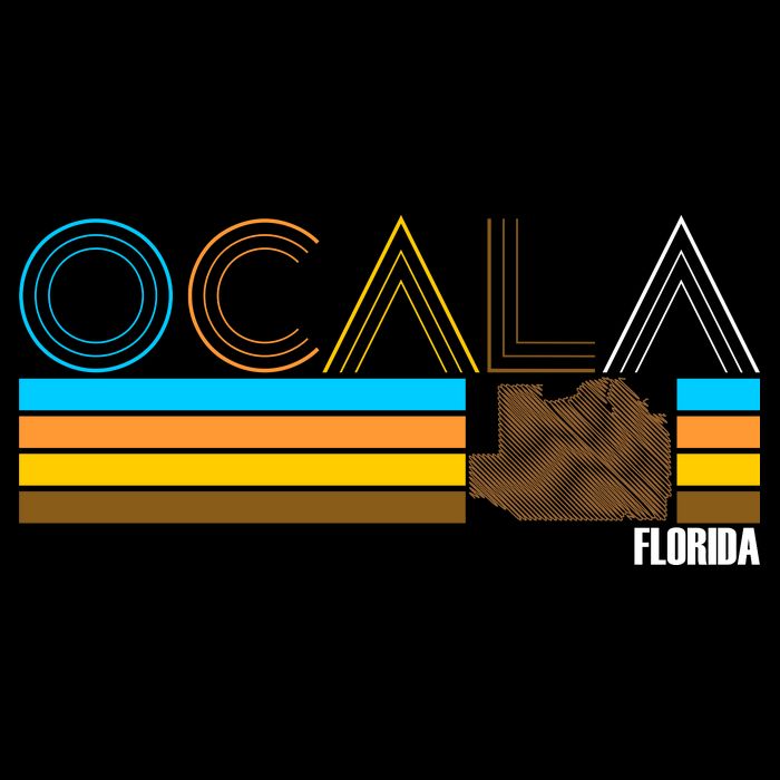 Ocala Florida Retro Tall T-Shirt