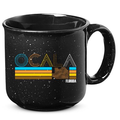 Ocala Florida Retro 15oz Campfire Ceramic Mug